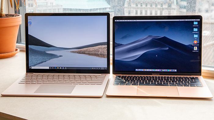 Apple MacBook Air vs Microsoft Surface Laptop 3: A comparison ...